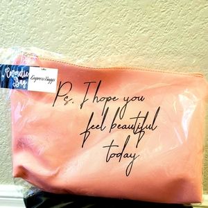 Unique Positive Expression Cosmetic Bag